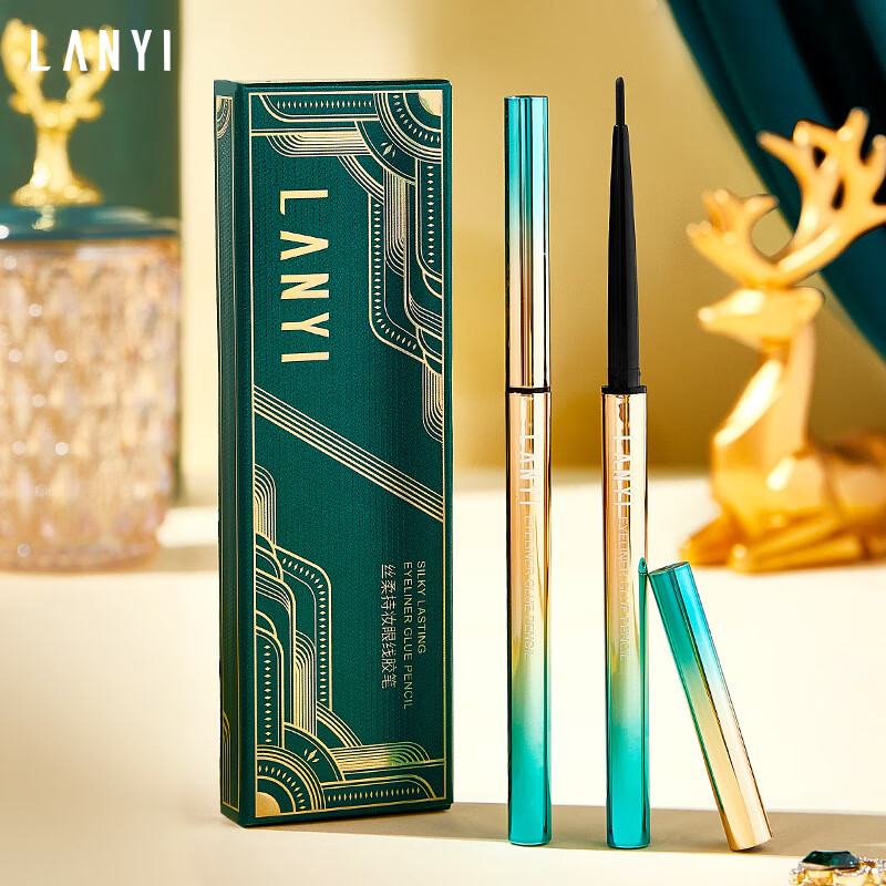 兰奕持妆眼线胶笔不晕染防水防汗不掉色棕色新手初学者