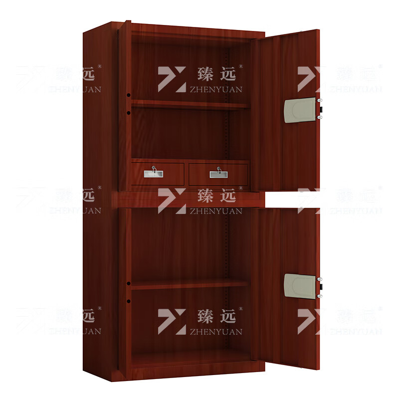 臻远ZYJJ-80062 钢制保密柜保险柜保密档案资料柜 分双节智能密码锁