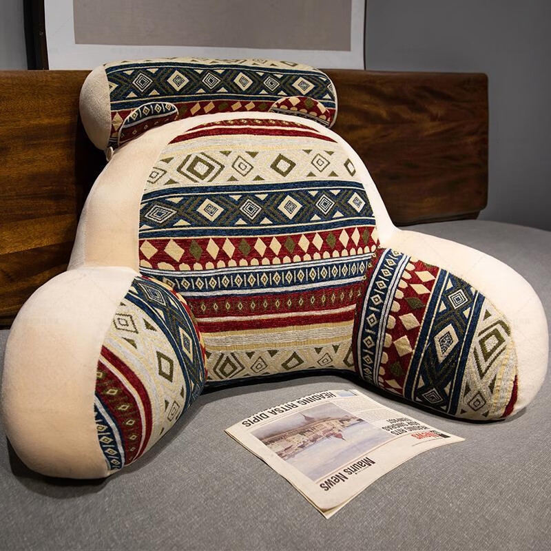 靠枕床上特大号民族风床头靠垫软包沙发抱枕座椅护腰靠枕大靠背床