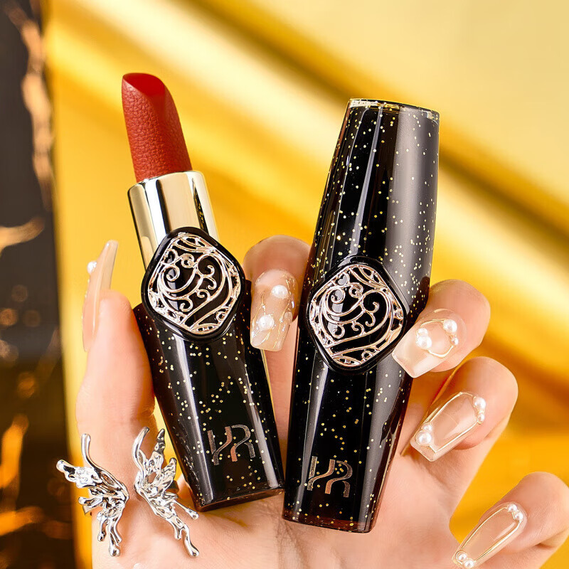 正品黑晶柔光轻雾口红女细腻柔润易上手持久滋润不易脱妆不易沾杯 +