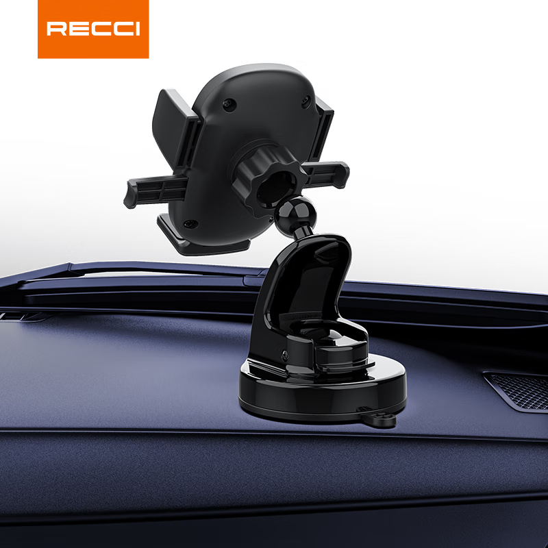 RECCI锐思RHO-C29小巧自动锁设计一键式夹紧设计单手操作方便简单 车载手机支架