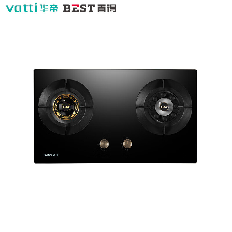 百得（BEST）华帝股份 JZT-JDQ19 5.2kW大火力 猛火灶 零秒启动 铝合金炉头 台式灶 嵌入式 台嵌两用(天然气)