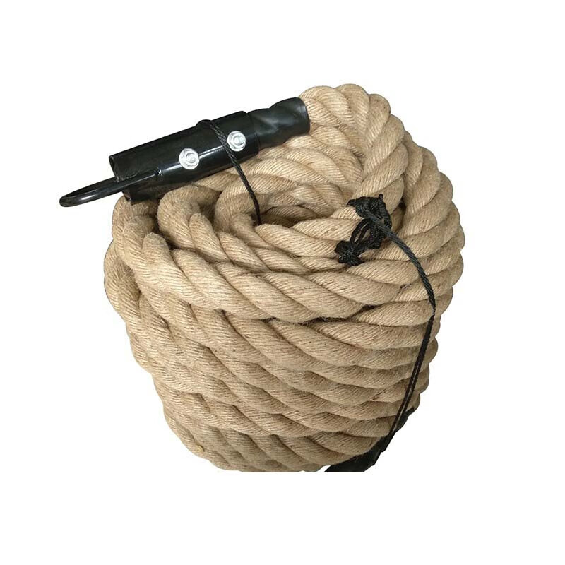 盛扬 攀爬绳臂力训练爬山攀登装备麻绳攀登大绳健身训练粗绳 40mm*9m