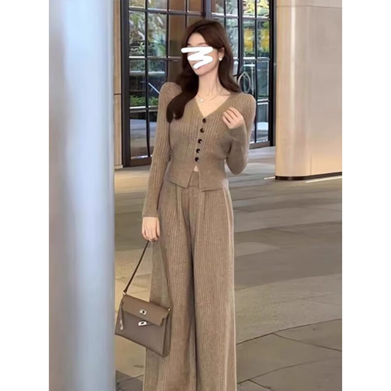 卫衣女套装2024秋冬季新款小个子显高时尚港风韩剧穿搭一整套
