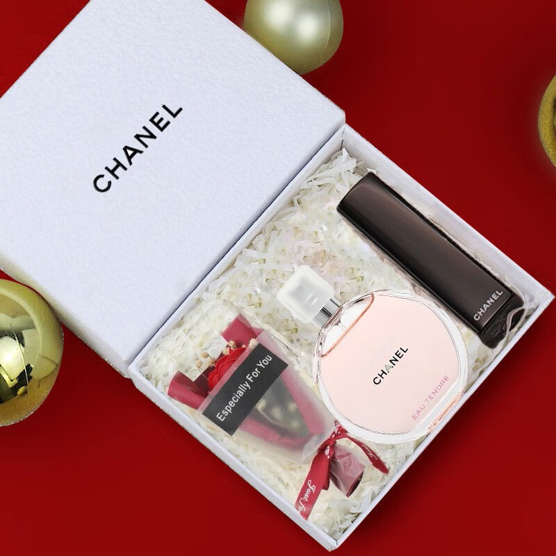 香奈儿（Chanel） 香水唇釉口红套装礼盒装告白套盒圣诞情人节送老婆女友礼物礼品