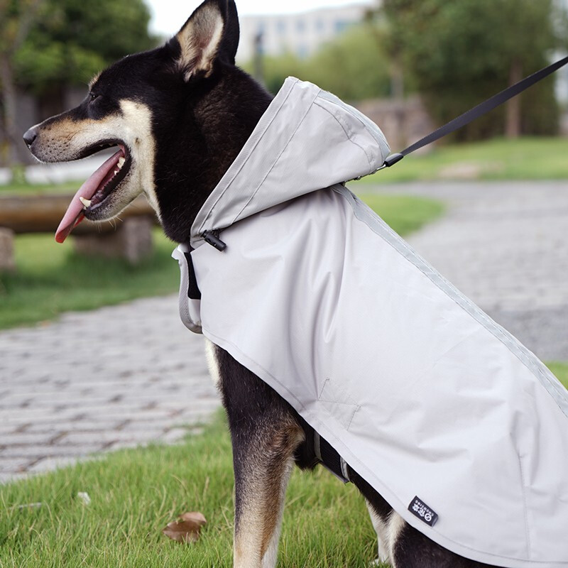 宠幸狗狗衣服宠物衣服狗狗雨衣中大型犬冲锋衣金毛柯基哈士奇雨衣灰色xxl 宠物衣服 安特斯 宠幸狗狗衣服宠物衣服狗狗雨衣中大型犬冲锋衣金毛柯基哈士奇雨衣灰色xxl 宠物衣服 安特斯