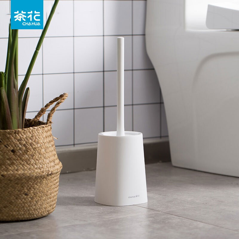 茶花艾特斯简约卫浴组合5件套装纯白简约磨砂漱口杯皂盒马桶刷套装 皂盒