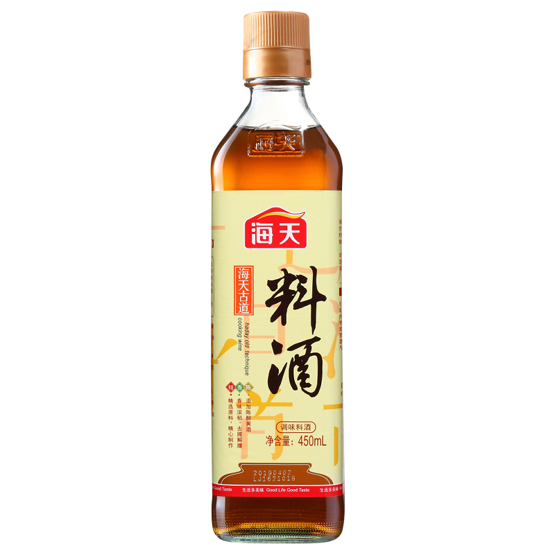 海天 古道料酒 烹饪黄酒  450ml
