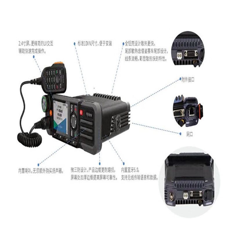 海能达(Hytera) 数字对讲机 HM780/780U1 数字车载台 大功率对讲机车载台 HM780