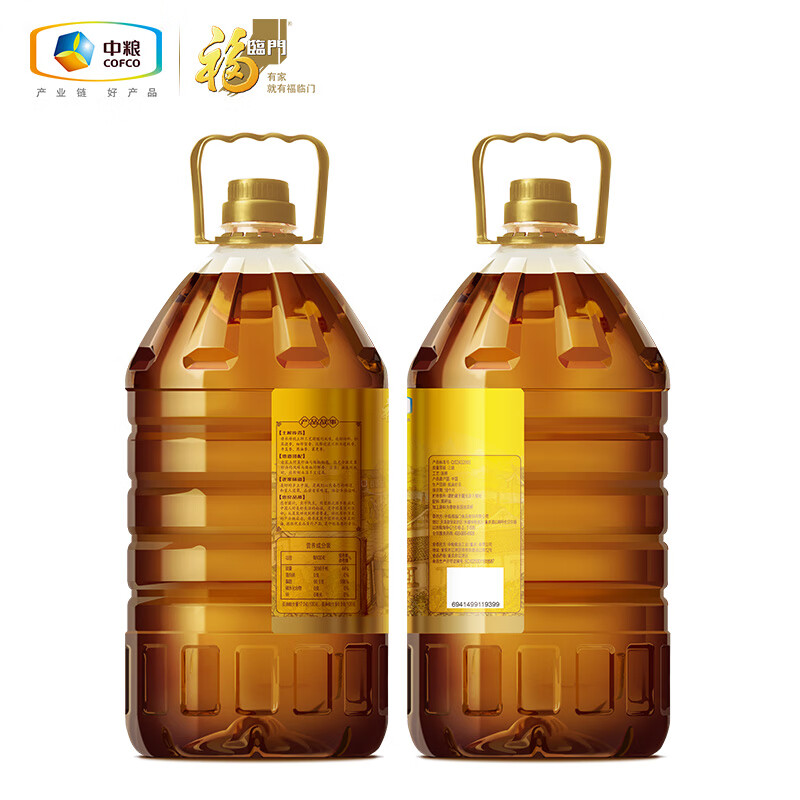 家香味 老家土榨菜籽油（非转基因）5L 食用油 中粮福临门出品