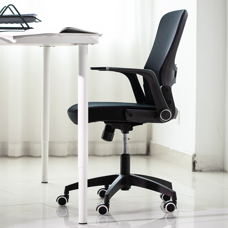 得力deli 33456 电脑椅学生学习写字现代简约书房座椅子家用办公椅