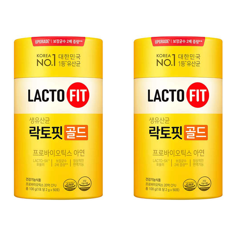乐多飞韩国原装进口钟根堂LACTO-FIT乐多飞益生菌粉健康益生菌2g*50条/桶 全新升级版