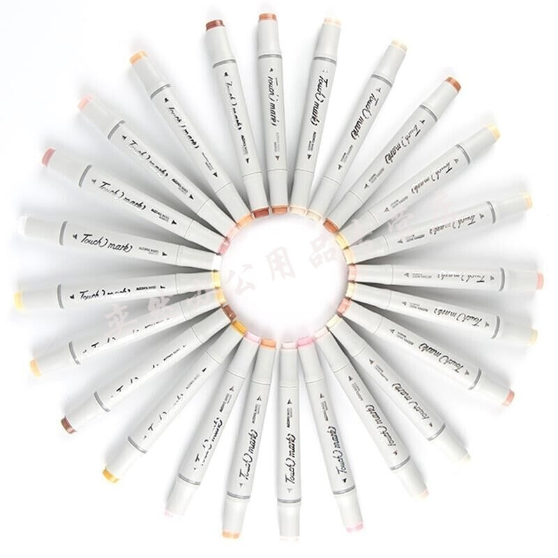 fgacct单只笔法肉色马克笔勾线笔单支填色肤色用笔绘画水彩笔皮肤常用