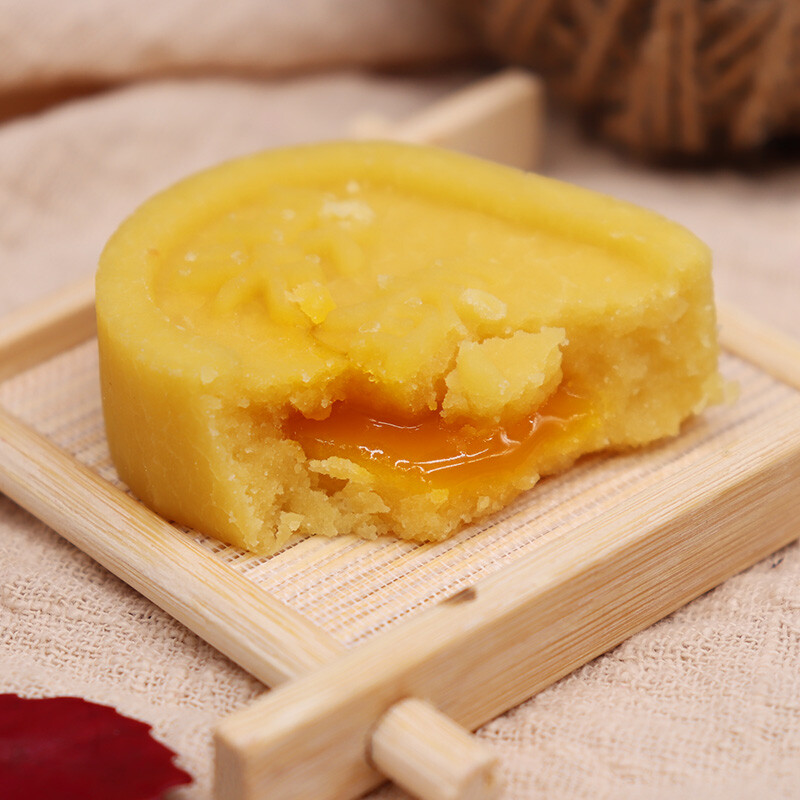 聚春园官方绿豆冰糕传统老式糕点蔓越莓奶黄流心口味特产糕点绿豆糕点心 蔓越莓1盒+奶黄夹心1盒