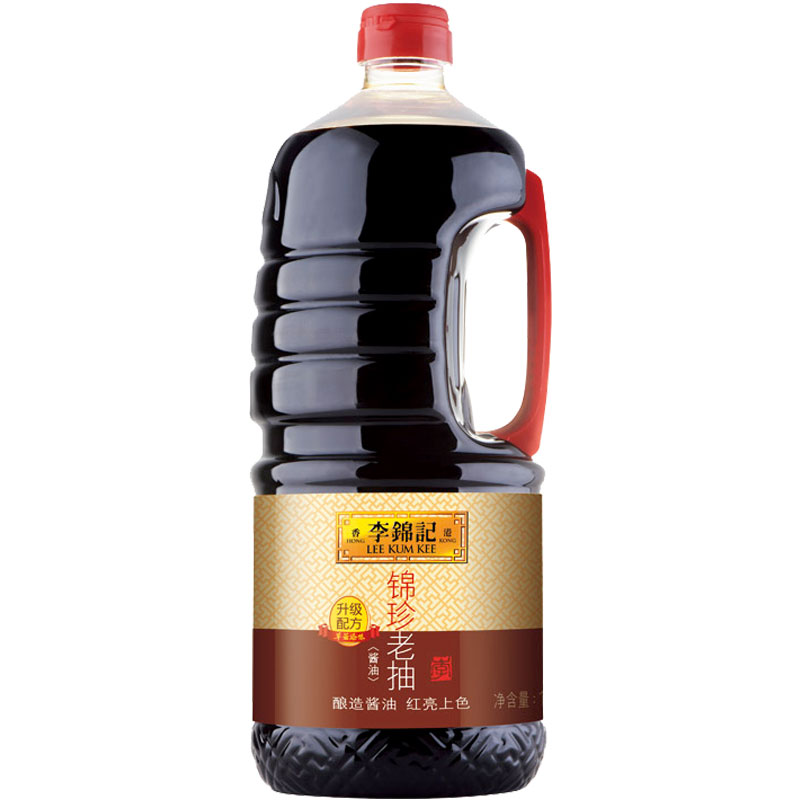 李锦记 酱油 锦珍老抽 红烧上色酱油 1.75L