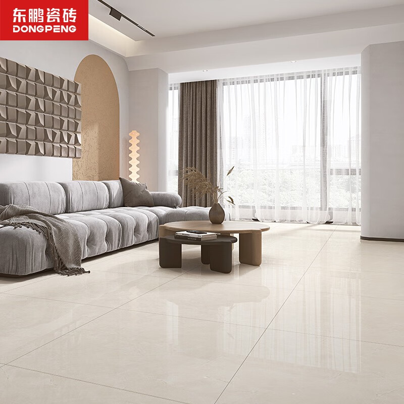 东鹏（DONGPENG） 普佩斯 800x800 奶油风黄色系瓷砖客厅地板砖磁砖地砖佛山品牌砖