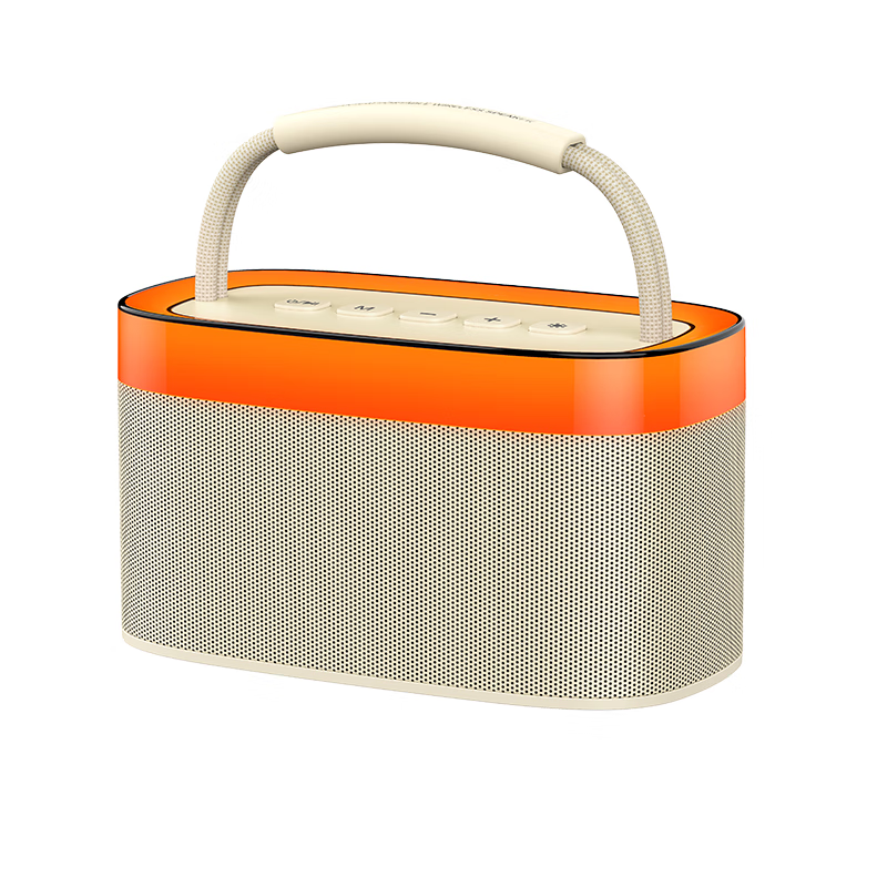 RECCI锐思RSK-W40蓝牙无线音响户外便携支持呼吸灯跑马灯光随声动双喇叭设计超强立体声 霜露白