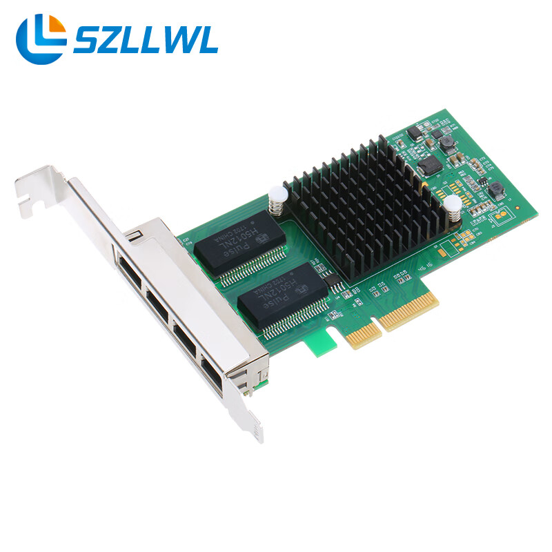 Szllwl I350 T4企业款 1 Pci E服务器四口千兆网卡intel I350t4 多口千兆网卡 网卡 野土科技