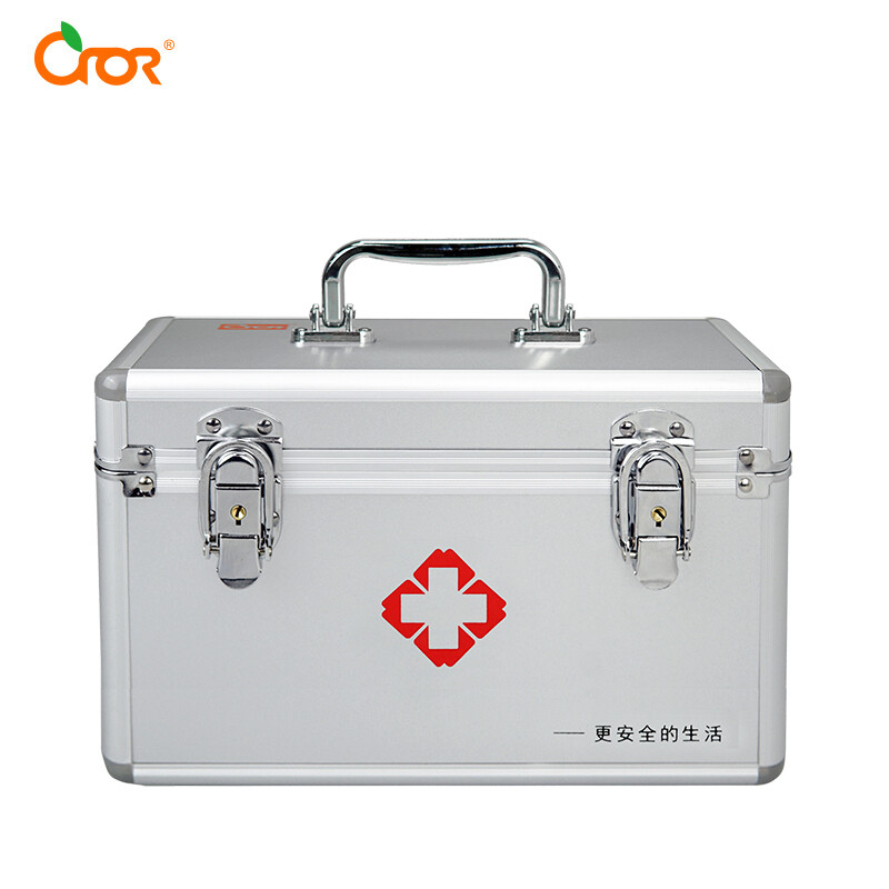 科洛(cror)综合急救箱 家庭便携实验室医疗箱套装 中型急救箱 007a