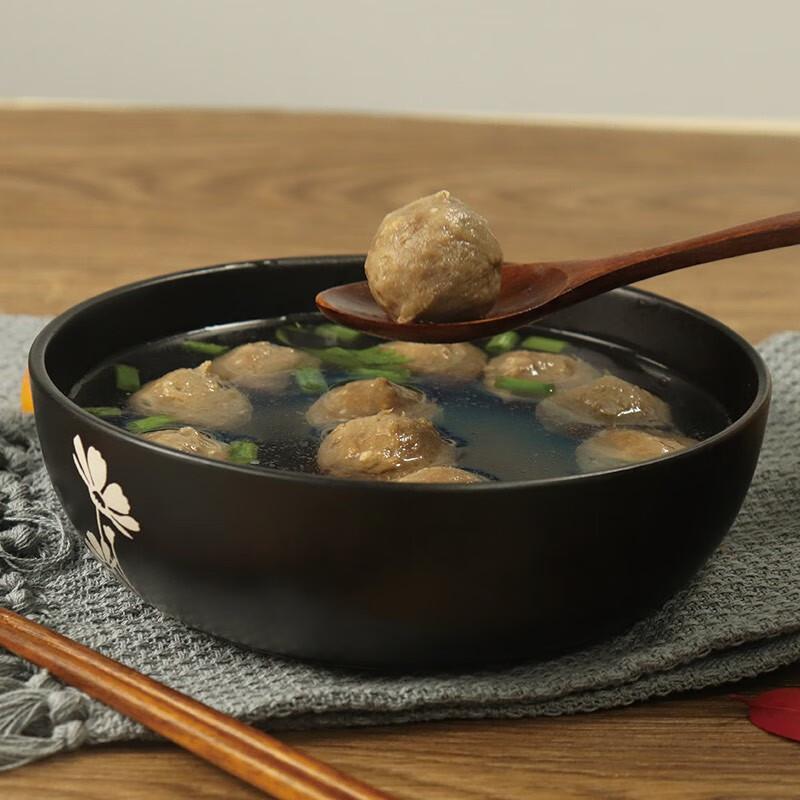 聚春园官方 牛肉丸火锅食材速冻方便食用 火锅牛肉丸子实心手打牛肉丸 牛肉丸200g