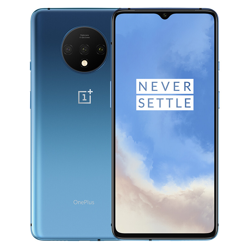 一加 OnePlus 7T 90Hz流体屏 高通骁龙855Plus旗舰性能 4800万超广角三摄  8GB+128GB 冰际蓝 全面屏拍照游戏手机
