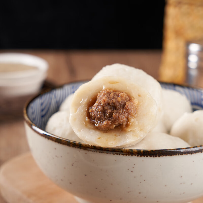 聚春园官方福州包心大鱼丸450g火锅食材丸子手工纯鱼丸特产正宗老字号 包心大鱼丸450g*1