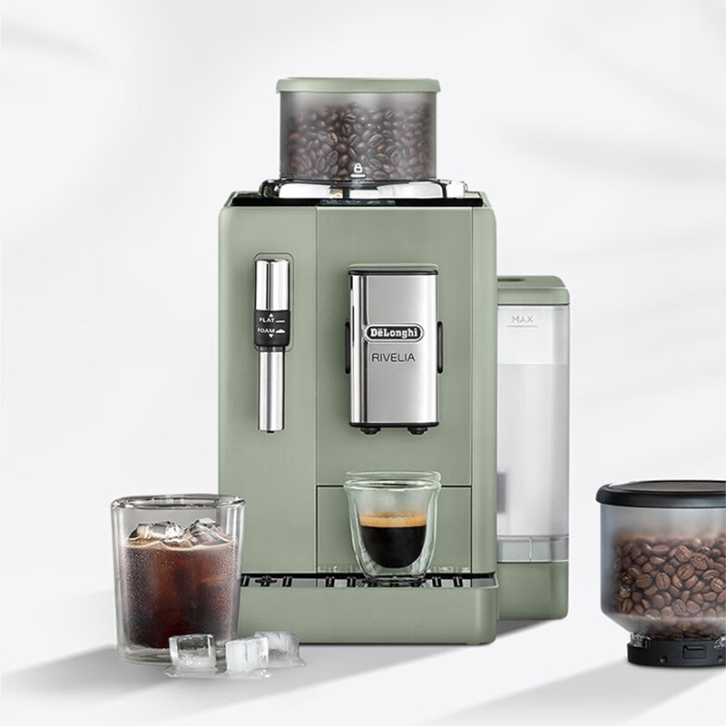 德龙（Delonghi）全自动咖啡机 家用意式 可拆卸豆仓触摸中文显示屏19BAR泵压美式现磨豆粉13档研磨 欧洲进口R3系列