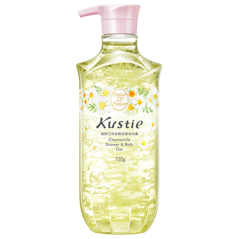 蔻斯汀 Kustie 新升级洋甘菊花瓣沐浴露720g 香氛洗浴滑嫩保湿