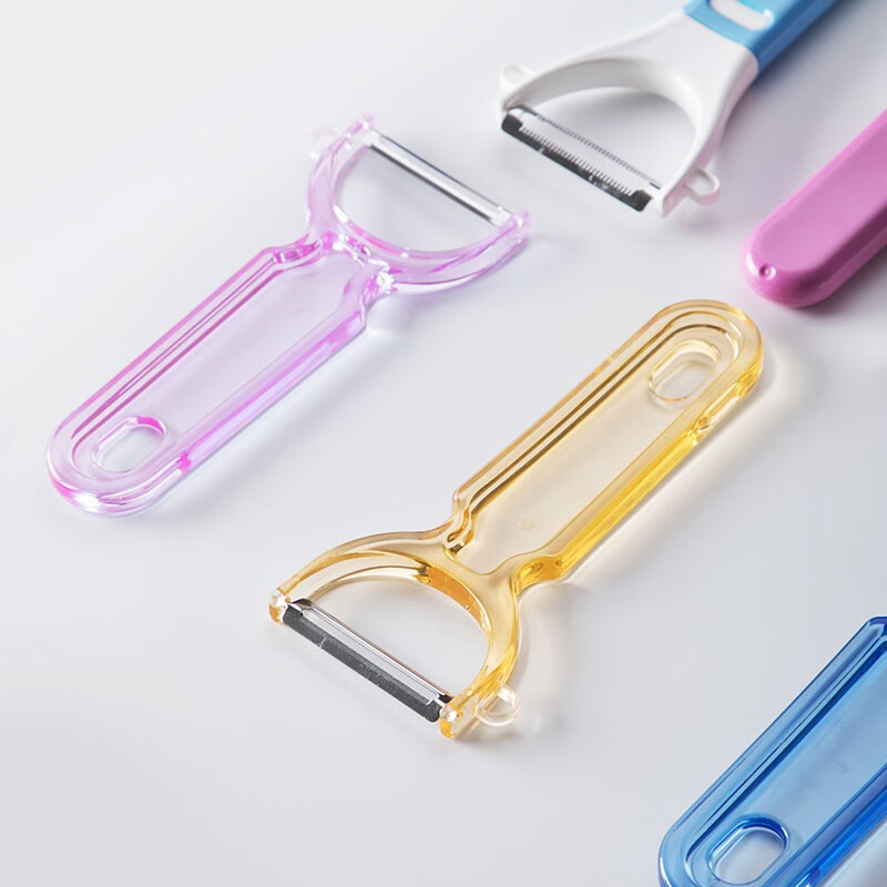 茶花（CHAHUA） 茶花水果刀削皮器 果皮刀削皮刀刨皮刀塑料制品 2264颜色随机