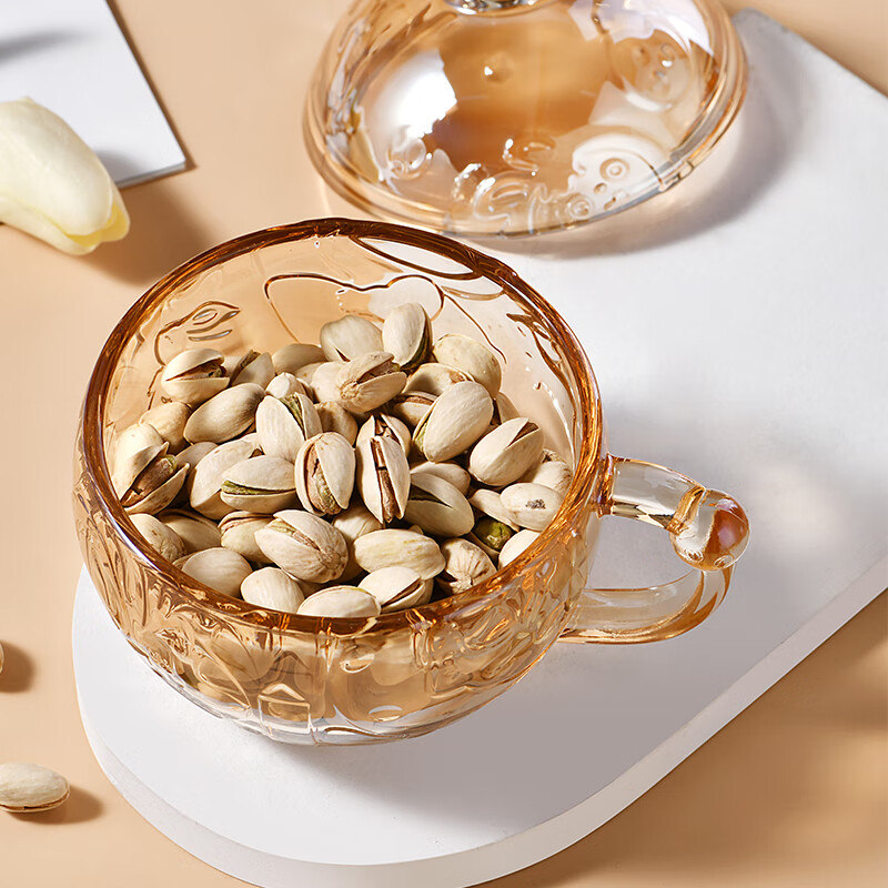 山重山水杯玻璃杯家用牛奶杯大容量客厅家用杯子8010 牛奶杯【礼盒装】