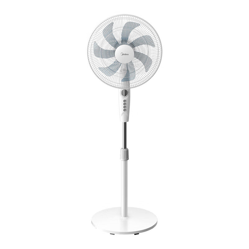美的（Midea）电风扇家用落地扇低噪节能摇头七叶大风量风扇俯仰可定时调节广角送风易清洗