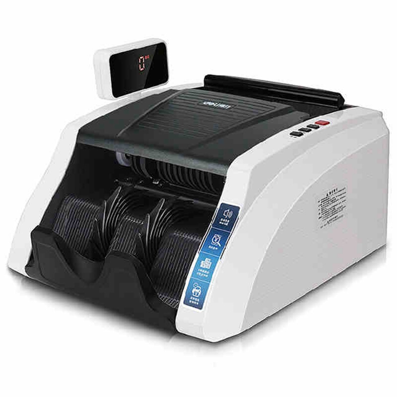 得力(deli)验钞机银行专用智能点钞机小型家用迷你办公便携式新版人民