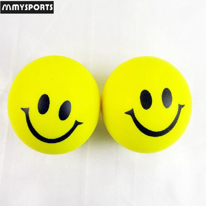 mysports 儿童笑脸网球 幼儿小孩初学教学娱乐训练用海棉球 单个装