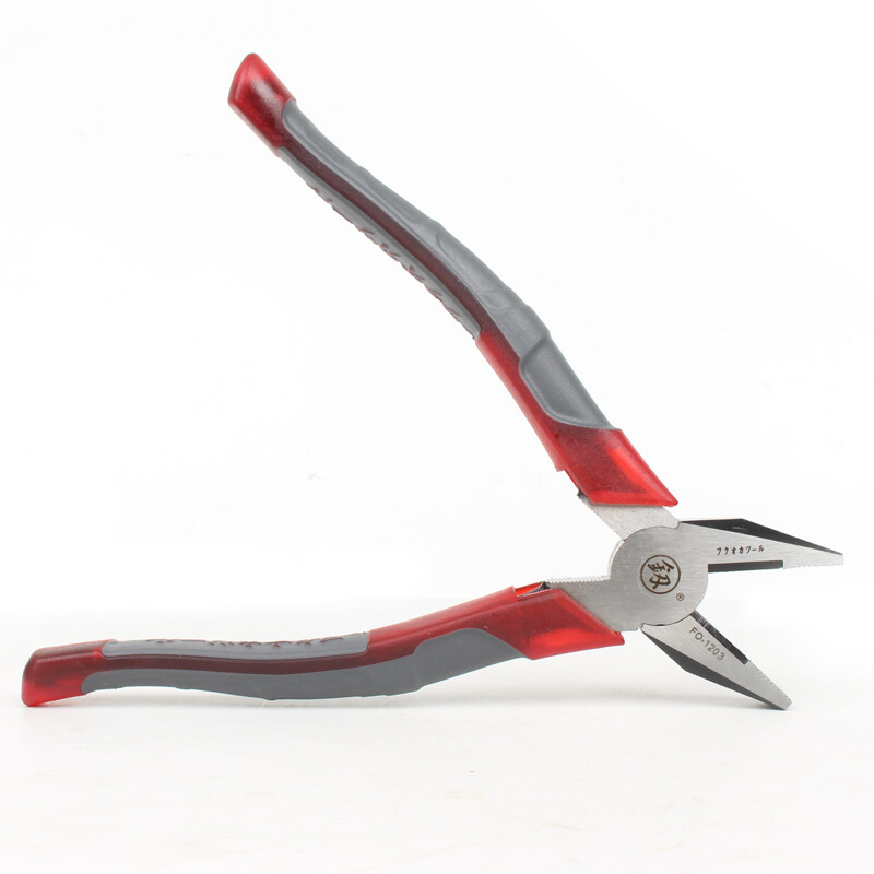 日本福冈工具 钢丝钳工业级老虎钳子大力钳断线钳工具 7寸fo-1202