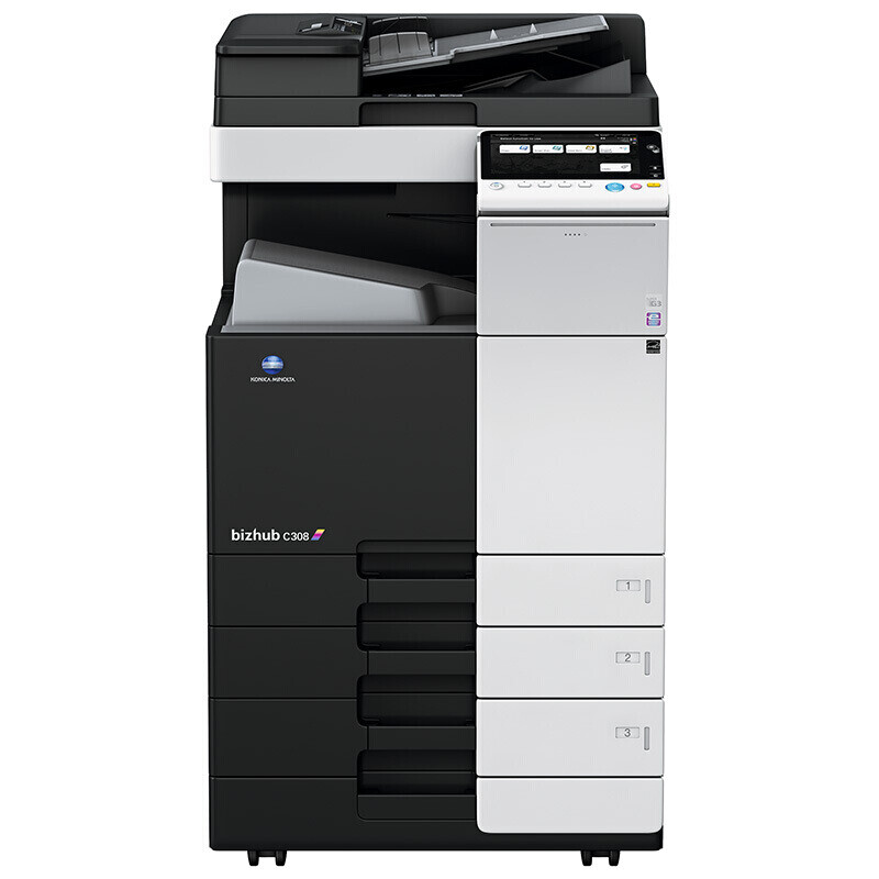 柯尼卡美能达c308/c368彩色数码a3复合机打印机一体机多功能柯美复印