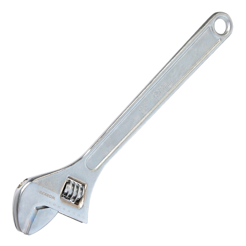 万克宝(workpro)w9210 多功能活动扳手8英寸开口光柄活络扳手五金工具