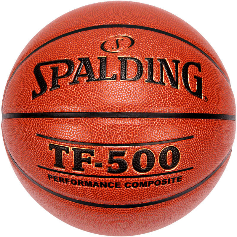 斯伯丁spalding 74-529y tf-500室内室外比赛篮球 耐磨pu蓝球 7号