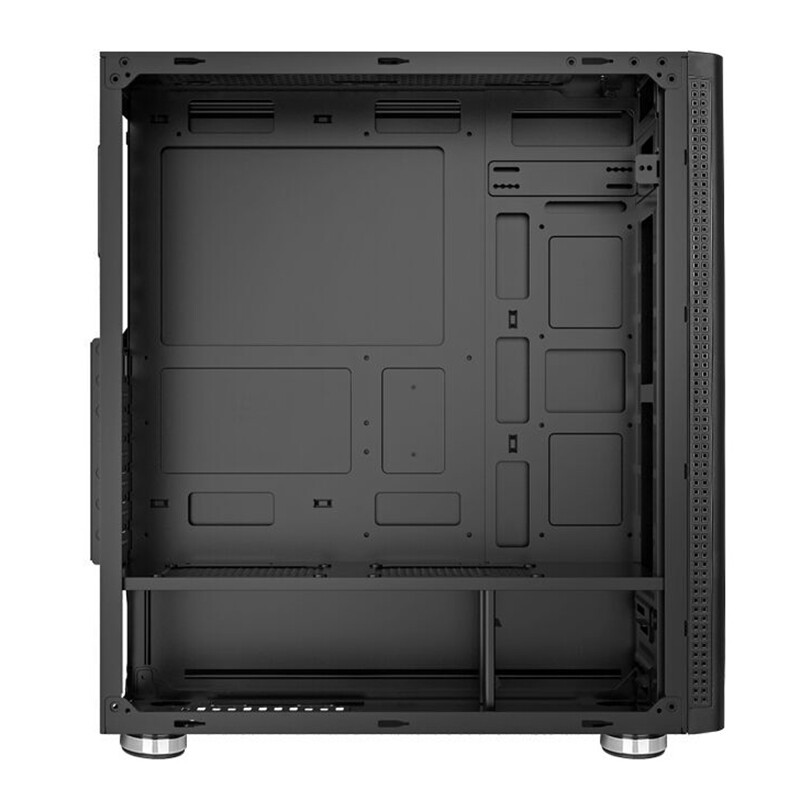 航嘉(huntkey)gs500c黑色机箱(侧透/支持atx主板/宽体游戏电脑机箱