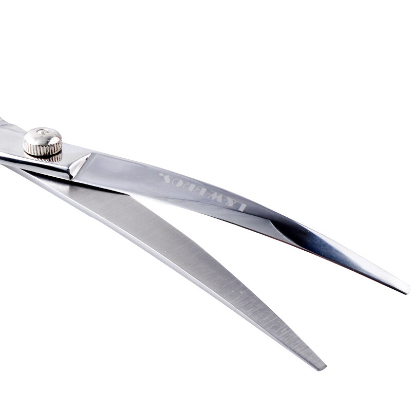 来旺兄弟宠物美容剪刀修毛工具 7寸弯剪下翘剪刀 猫狗通用