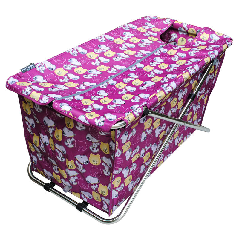 浮德堡(fold bathtub)不锈钢折叠浴缸 保温易收纳 成人泡澡卫生间专用
