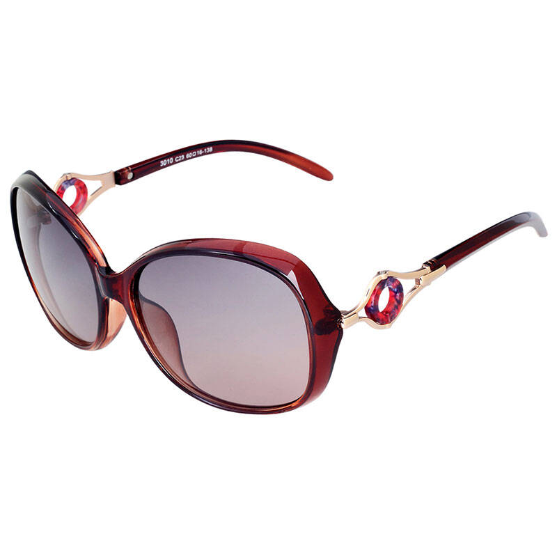 柯蒂斯(curtis)偏光太阳镜女款防晒大框修脸墨镜女士驾驶镜眼镜3010