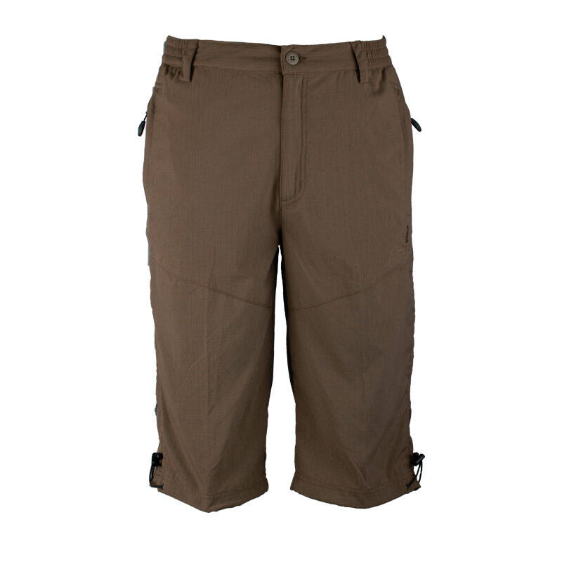 建侬 涤纶梭织 男款休闲运动户外中裤子 速干 吸湿排汗9710 灰绿色