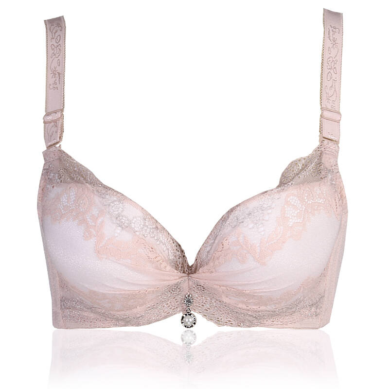 > 茱莉芬 精油按摩丰胸文胸 聚拢文胸调整型胸罩 加厚性感女士内衣