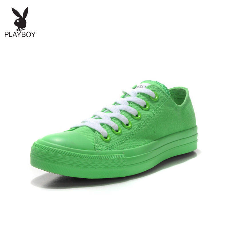 2013新款夏季时尚女士帆布鞋 韩版流行板鞋 浅绿色 40