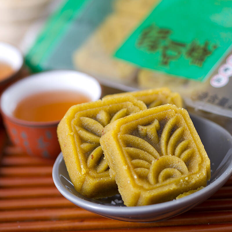 沈大成 绿豆糕 10g*2盒 上海特产小吃 中华老字号