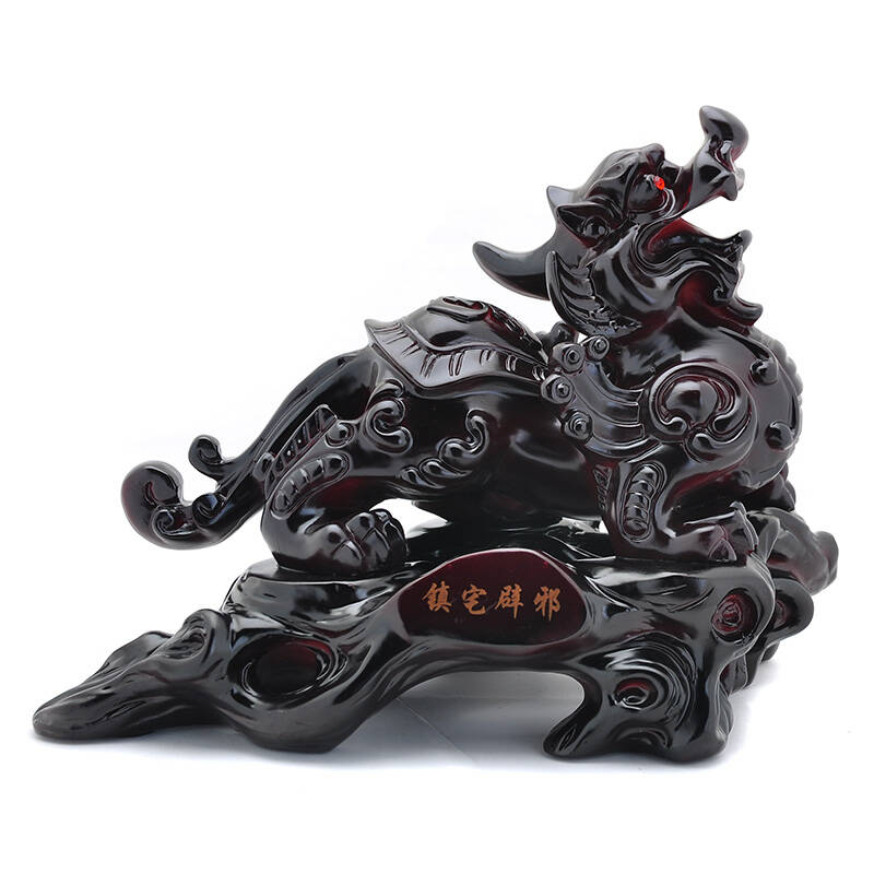 玉皮丘大号风水吉祥物家居工艺品摆设装饰品0607 大号 镇宅辟邪 仿木