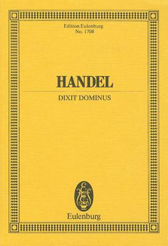 【预订】dixit dominus: for chorus and