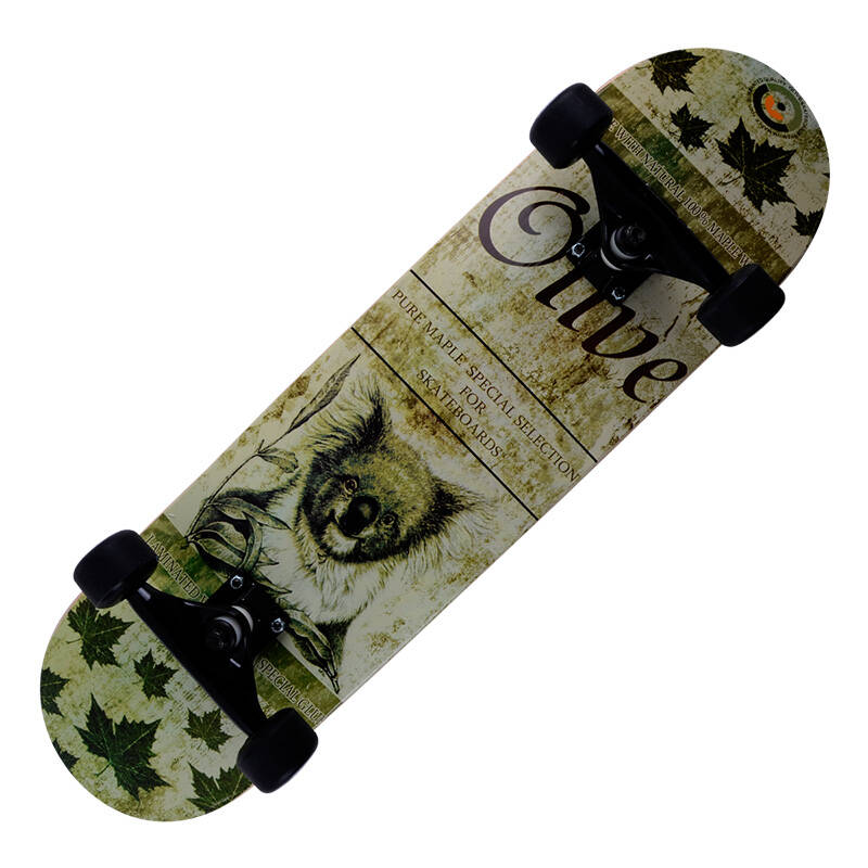 darkwolf 进阶款专业滑板 自然系列四轮滑板车 酷玩刷街板 浣熊