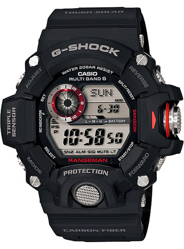 casio卡西欧g-shock湾人系列太阳能6局电波 海拔气压手表gw-9400-1d