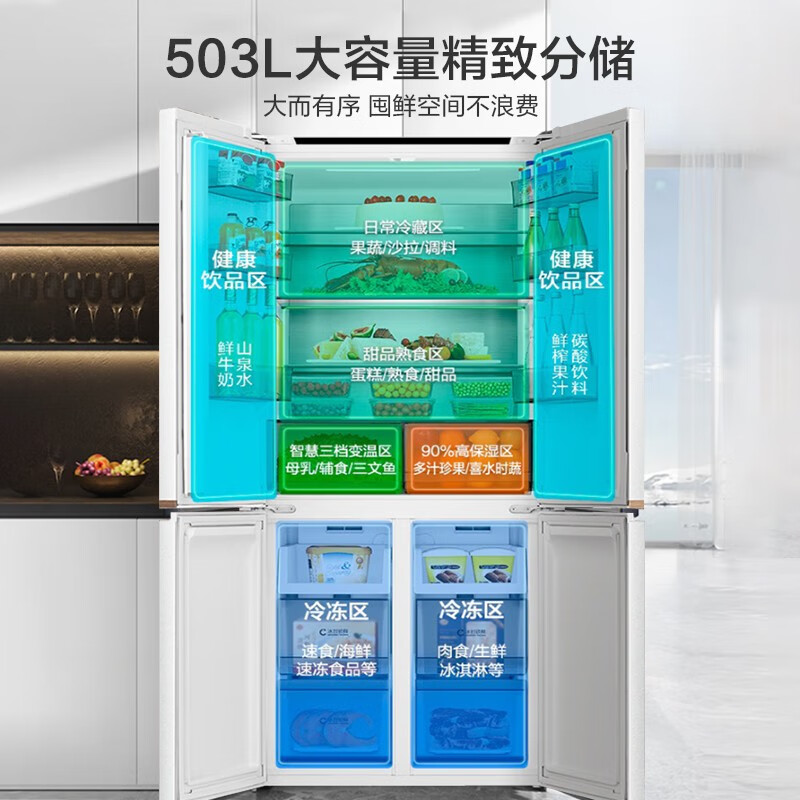 真实解析：容声60厘米薄503升冰箱BCD-503WD1FPQ深度评测好用？口碑最新实测解答 心得分享 第5张